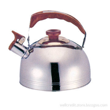 Large stainless steel whistling kettle with high quality